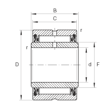 LS NA4901-2RSR, ߴϵ 49ɂ(c)ܷ