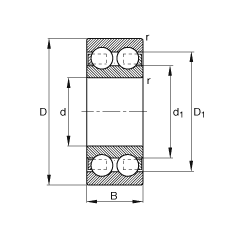 S 4216-B-TVH, (j) DIN 625-3 ˜ʵҪߴp