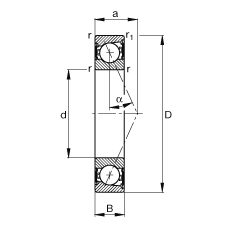 SS B7211-E-2RSD-T-P4S, {(dio)(ji)Ɍb|  = 25ɂ(c)ܷ⣬ǽ|ƹ