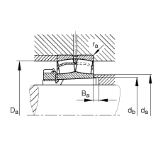 {ĝLS 22318-E1-K + H2318, (j) DIN 635-2 ˜ʵҪߴ, F׺;o