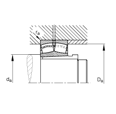 {ĝLS 21322-E1-K-TVPB + AHX322,  DIN 635-2 ˜ʵҪߴ, F׺ж