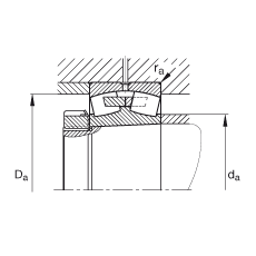 {ĝLS 23944-S-K-MB,  DIN 635-2 ˜ʵҪߴ, FF 1:12