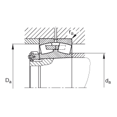 {(dio)ĝLS 23096-K-MB, (j) DIN 635-2 ˜ʵҪߴ, FF 1:12